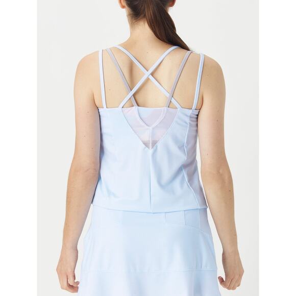 Lucky in Love Womens Size L Undercover Love Camo Over Tank Glace Print Blue NWT - Picture 5 of 16